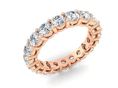 Кольцо Eternity с круглыми бриллиантами диаметром 3 мм