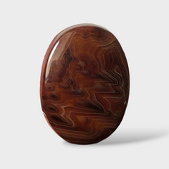 Кабошон из агата 30 карат - Сулеймани Акик - 19 х 26 мм