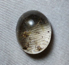 46,5 карата натуральный фантомный кварц - кварц-призрак - 19 x 24 мм