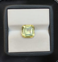 4,5 карата натурального цитрина высшего качества — 10 x 10 мм