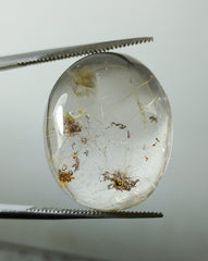 46,5 карата натуральный фантомный кварц - кварц-призрак - 19 x 24 мм