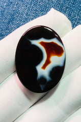 47ct Agate Cabochon - Sulaimani Aqeeq - 34 x 25mm