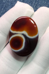 41ct Agate Cabochon - Sulaimani Aqeeq - 30 x 22mm