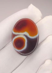 41ct Agate Cabochon - Sulaimani Aqeeq - 30 x 22mm