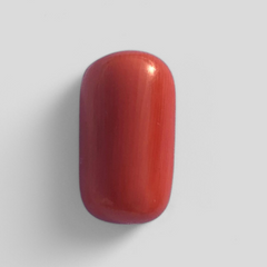 Красный коралл 9,75 карата — камень Мунга — камень Марджан — камень Пагадам — 16x9x8 мм