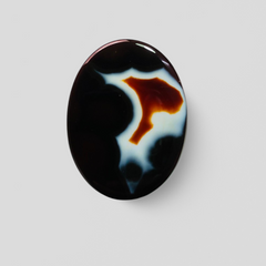 47ct Agate Cabochon - Sulaimani Aqeeq - 34 x 25mm