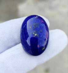 34.3ct Lapis Lazuli - Lajward - Premium Quality Lapis Lazuli Cabochon - 18.5 x 22 x 8mm