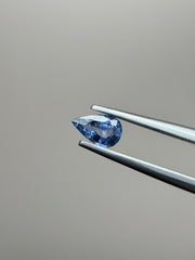 0.70ct Natural Pastel Blue Pear Sapphire - September Birthstone