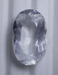 Аквамарин 8,2 карата — кристалл аквамарина фантазийной огранки — мартовский камень — 19x12 мм