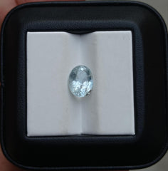 3ct Natural Aquamarine Gemstone - March Birthstone - 10x8x6mm