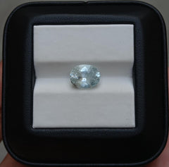 3ct Natural Aquamarine Gemstone - March Birthstone - 10x8x6mm