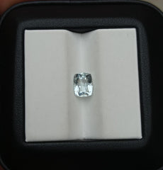 Натуральный аквамарин 1,35 карата — мартовский камень — 7,2x6x4,5 мм