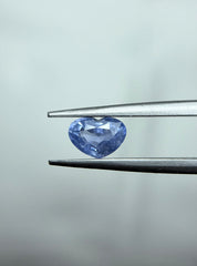 1.75ct Natural Pastel Heart Shape Blue Sapphire - September Birthstone