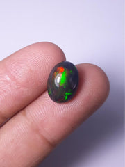 3.70ct Opal for Sale - Black Fire Opal - Welo Opal - October Birthstone - 13.1x10x6.3mm