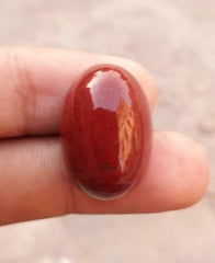 46ct Jasper - Blood Jasper Cabochon - Red Jasper - 26x20mm