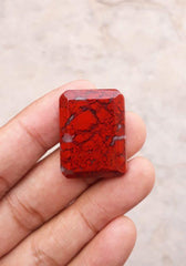 44.5ct Jasper - Blood Jasper Cabochon - Red Jasper -29.3x22.3mm