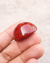44.5ct Jasper - Blood Jasper Cabochon - Red Jasper -30x24mm