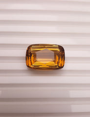 Продается натуральный прозрачный цитрин лучшего качества 22,4 карата — золотой цитрин — камень ноября — 22x15x10 мм