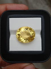 20.2ct Faceted Citrine For Sale - November Birthstone - 19x17x11mm