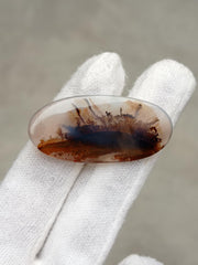 41.5ct Natural Dendritic Agate - Shajri Aqeeq - 47x22x5mm