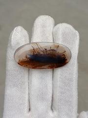 41.5ct Natural Dendritic Agate - Shajri Aqeeq - 47x22x5mm