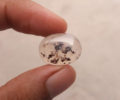 14.7ct Natural Dendritic Agate - Shajri Aqeeq - Dimension-20x15mm