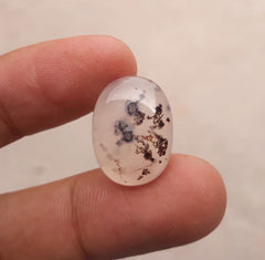 14.7ct Natural Dendritic Agate - Shajri Aqeeq - Dimension-20x15mm