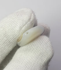 Редкий узор бабочки внутри натурального дендритного агата — коллекционный драгоценный камень — 31,1 карата