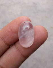 16,5 карата Dur e Najaf — Жемчужина Наджафа Кабошон — Камень апреля — Горный хрусталь Кварц — 21,2x13,2 мм