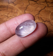 16,5 карата Dur e Najaf — Жемчужина Наджафа Кабошон — Камень апреля — Горный хрусталь Кварц — 21,2x13,2 мм