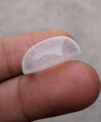 22,5 карата Dur e Najaf — Жемчужина Наджафа Кабошон — Камень апреля — Горный хрусталь Кварц — 22,3x13,3 мм