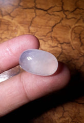 26.8ct-Dur e Najaf - Жемчужина Наджафа Кабошон Молочного цвета - Камень апреля - Горный хрусталь Кварц - 22x14 мм