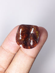 Красивая резьба по огненному агату Buddly - Agata De Fuego