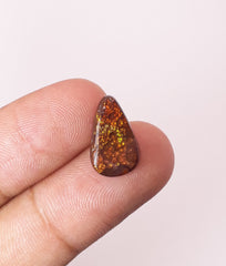 Мексиканский огненный агат с выпуклым пузырчатым узором