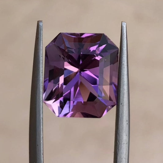 7.6ct Clean Amethyst RingStone from Brazil - February Birthstone -