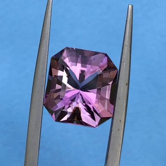 7ct Amethyst Fancy Cut from Brazil - February Birthstone - 12.3x11x8.9mm