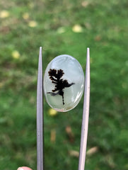 Натуральный дендритный агат – коллекционный драгоценный камень – 9,7 карата