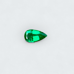 0.88ct - Natural Emerald - Budh Ratna - Zamurd - Pachu Stone, Markat Mani Stone - 9.5x5.2x4.1mm
