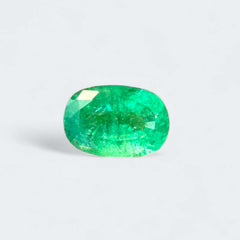 4.90ct - Natural Emerald - Budh Ratna - Zamurd - Pachu Stone, Markat Mani Stone - 12.9 x 8.8 x 6.7mm