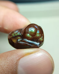 Резьба по радужному огненному агату — Agate De Feugo