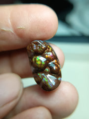 Редкая резьба по огненному агату с розовым агатом де феуго