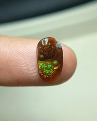 Резьба по мексиканскому огненному агату