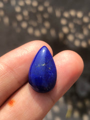 9.9ct Lapis Lazuli - Lajward - Premium Quality Lapis Lazuli - 12 x 20 x 5mm
