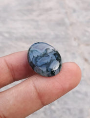 23ct Moss Agate - Green Moss Agate - Indian Moss Agate - 18x25mm