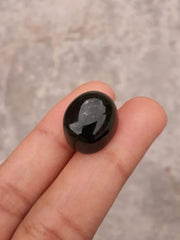 Нефрит 20,6 карата, нефритовый нефритовый кабошон, зеленый нефрит, нефритовые камни хорошего качества - 16x13,8x10 мм