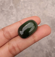 30.7ct Jade, Nephrite Jade Cabochon, Jade Green, Good Quality Jade Stones - 23x15x9mm