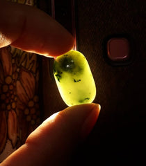 30.7ct Jade, Nephrite Jade Cabochon, Jade Green, Good Quality Jade Stones - 23x15x9mm