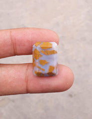 Яшма 15,4 карата — Золотая яшма Кабошон — Желтая яшма — 22 х 15 мм