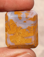 Яшма 25 карат – Золотая яшма Кабошон – Желтая яшма – 20,7x18 мм