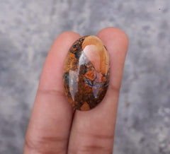 22.3ct Jasper - Maligano Jasper Cabochon - Jasper Maligano- 27x17mm